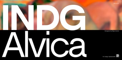INDG Alvica Font Poster 1