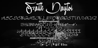 Faith Daytoi Font Poster 2