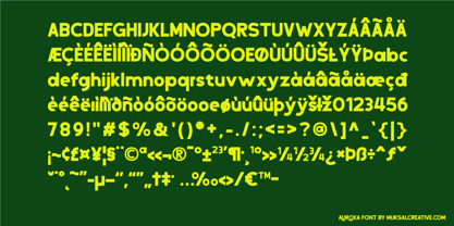 Auroxa Font Poster 11