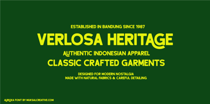 Auroxa Font Poster 8