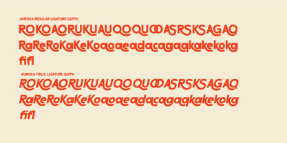 Auroxa Font Poster 12