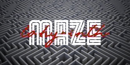 Pathline Font Poster 4