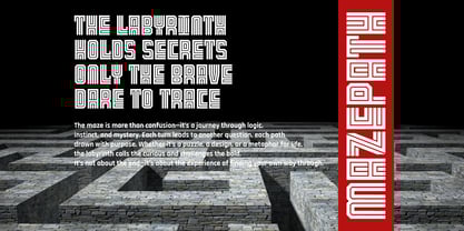 Pathline Font Poster 2