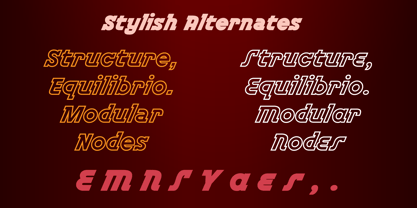 Estrada Font Poster 8