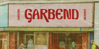 Blue Radio Font Poster 3