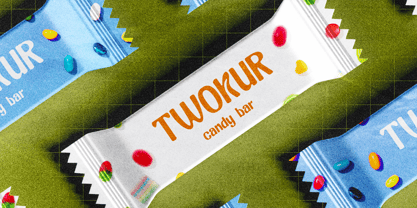 Blue Radio Font Poster 10