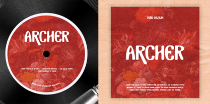 Blue Radio Font Poster 6