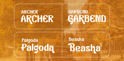 Blue Radio Font Poster 8