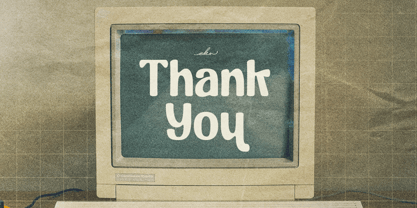 Blue Radio Font Poster 13