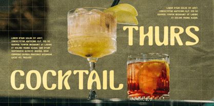 Blue Radio Font Poster 9