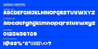 Sadenly Font Poster 4