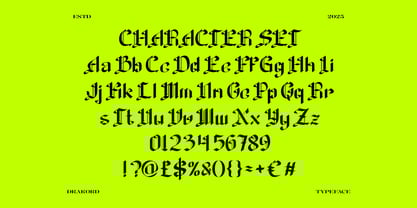 Drakord Font Poster 5
