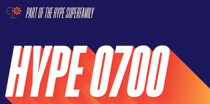Hype 0700 Font Poster 1