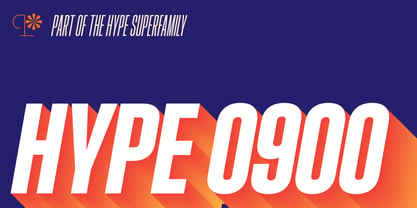 Hype 0900 Font Poster 1