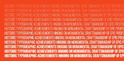 Hype 1000 Font Poster 2