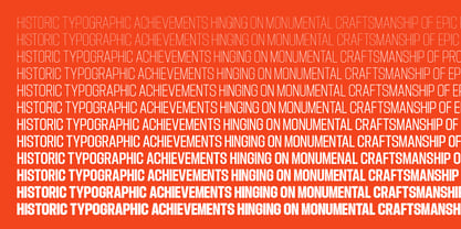 Hype 1100 Font Poster 1