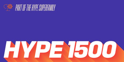Hype 1500 Font Poster 1