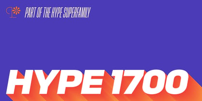 Hype 1700 Font Poster 1