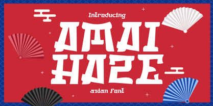 Amai Haze Font Poster 1