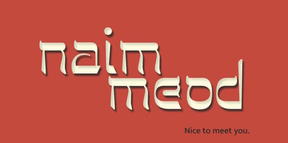 ST Hebrew Font Poster 2