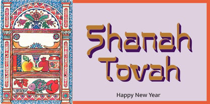 ST Hebrew Font Poster 1