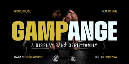 Gampange Font Poster 1