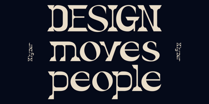 Klyzer Font Poster 2