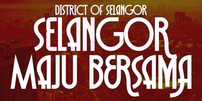Selangor Font Poster 4