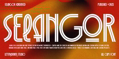 Selangor Font Poster 1