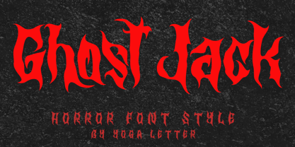 Ghost Jack Font Poster 1