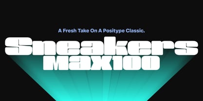 Sneakers Max 100 Font Poster 1