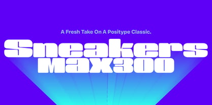 Sneakers Max 300 Font Poster 1