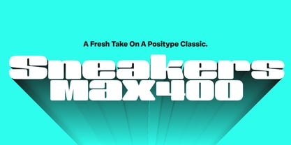 Sneakers Max 400 Font Poster 1