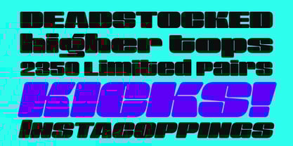 Sneakers Max 400 Font Poster 6