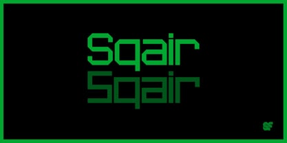 Sqair Font Poster 1