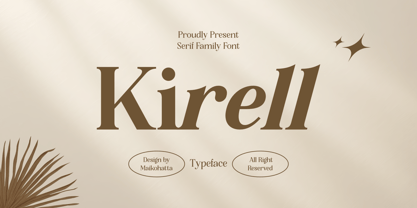 Kirell Font Poster 1