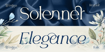 Westina Font Poster 4