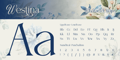 Westina Font Poster 2