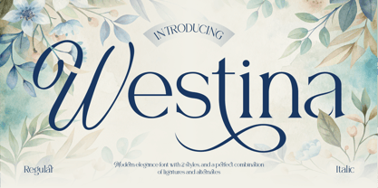 Westina Font Poster 1