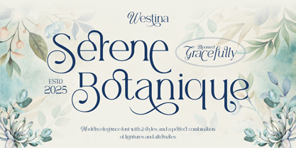 Westina Font Poster 5