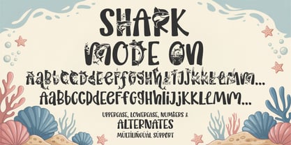 Sharkink Font Poster 2