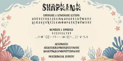Sharkink Font Poster 7