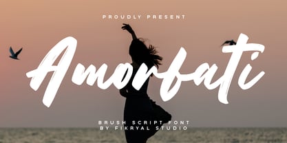 Amorfati Font Poster 1