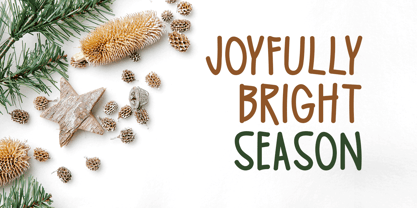 Celebrate Holiness Font Poster 2