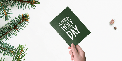 Celebrate Holiness Font Poster 3