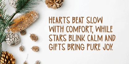 Celebrate Holiness Font Poster 4