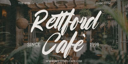 Otter Garden Font Poster 5