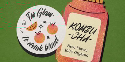 Otter Garden Font Poster 3