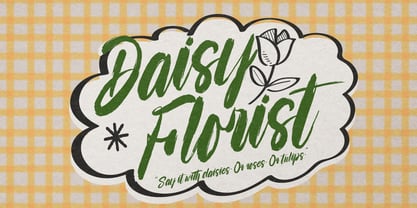 Otter Garden Font Poster 2