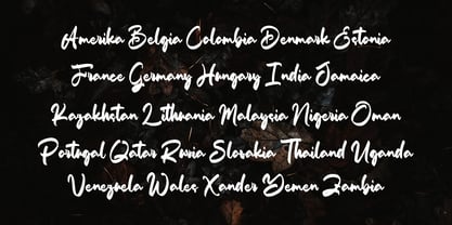 Rose Wales Font Poster 7